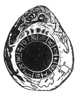 From Sacred Symbols of Mu A Mound Builder's Calendar Stone Found in the Ouachita River, Hot Springs, Arkansas From Col. J. R. Fordyce, Little Rock, Arkansas 